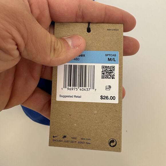 Nike Club Cap Size M/L (Adult Adjustable Royal Blue Dad Hat) - Picture 4 of 7